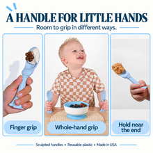Load image into Gallery viewer, Spoon la la Toddler Utensils — 2-Pack