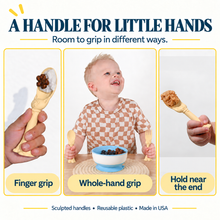 Load image into Gallery viewer, Spoon la la Toddler Utensils — 2-Pack