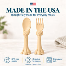 Load image into Gallery viewer, Spoon la la Toddler Utensils — 2-Pack