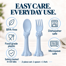 Load image into Gallery viewer, Spoon la la Toddler Utensils — 2-Pack