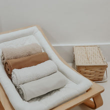Load image into Gallery viewer, Coco Ivory Waffle Knit Blanket