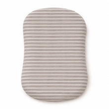 Load image into Gallery viewer, Grey Ivory Stripe Baby Lounger Cover