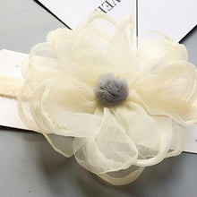 Load image into Gallery viewer, Luxury Modern Pearl Handmade Baby Girls Bowknot Crown Headband Lace Elastic Hair Band Bow For Girls Baby