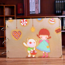Load image into Gallery viewer, 10 Inch DIY Album Dandelion Series DIY Handmade Photo Albums for Lover Baby Wedding Stickers Scrapbooking Family Scrapbook Albums Family Anniversary Gift For Couple