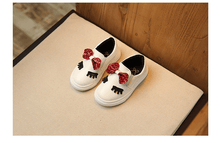 Load image into Gallery viewer, Children's Girls Princess Shoes Bow Big Casual High Quality Material Comfortable No-slip Shoe