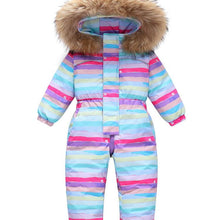 Load image into Gallery viewer, Modern Trend NEW Children's Clothing Jacket Snow Wear Coat Jumpsuit for Girls And Boys Winter Ski Suit For Kids