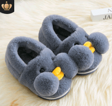 Load image into Gallery viewer, Winter Cute Cartoon Kids Soft Cotton Shoes Baby Shoe Small Yellow Duck Slippers For Children