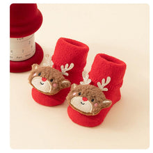 Load image into Gallery viewer, Baby Socks Christmas Newborn For Baby Boys/Girls Christmas Floor Socks Anti-Slip Baby Step Socks For Baby Kids