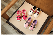 Load image into Gallery viewer, Children's Girls Princess Shoes Bow Big Casual High Quality Material Comfortable No-slip Shoe