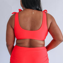 Load image into Gallery viewer, Tie Shoulder Breastfeeding Swimsuit Top 2026
