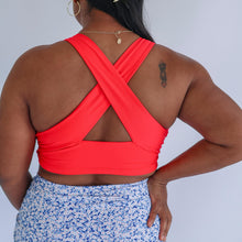 Load image into Gallery viewer, Crop Zip Up Breastfeeding Swimsuit Top 2026