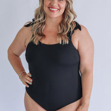 Load image into Gallery viewer, One Piece Tie Shoulder Breastfeeding Swimsuit 2026