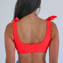 Load image into Gallery viewer, Tie Shoulder Breastfeeding Swimsuit Top 2026