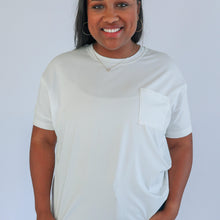 Load image into Gallery viewer, Relaxed Fit Zip Breastfeeding Tee