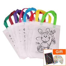 Load image into Gallery viewer, 6Pcs Antistress Children Eco-friendly Graffiti Bag Kinderarten For Hand Paiting For Kids
