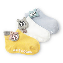 Load image into Gallery viewer, 3 Pair/ SET Baby Newborn Cotton Ankle Socks for Toddler Baby Girls Anti-slip Floor Sock Bowknot Flower Socks For Baby and Kids from 0-24M