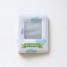 Load image into Gallery viewer, 3 Inch Mini Photo Album 32 Pockets Square Hollow Card Holder Bronzing Stars Picture Storage Case PVC Photocard Holder DIY Photo Albums Birthday Gift Family Scrapbook Albums Family Anniversary Gift For Couple