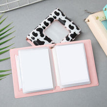 Load image into Gallery viewer, 3 Inch Mini Photo Album 32 Pockets Square Hollow Card Holder Bronzing Stars Picture Storage Case PVC Photocard Holder DIY Photo Albums Birthday Gift Family Scrapbook Albums Family Anniversary Gift For Couple