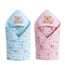 Load image into Gallery viewer, Cotton Infant Baby Sleeping Bag Envelope For Newborn Baby Bedding Wrap Sleepsack For Baby Blanket