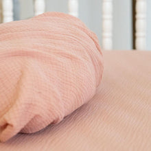 Load image into Gallery viewer, 100% Organic Cotton Gauze Muslin Crib Sheet