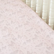 Load image into Gallery viewer, Organic Cotton Jersey Crib Sheet in Butterfly Dreamscape