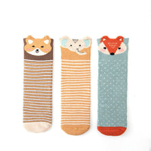 Load image into Gallery viewer, Unisex 3 Pairs Cotton Christmas Baby Socks For Children Boys And Girls Warm Soft Baby Sock