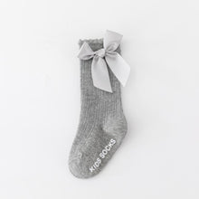 Load image into Gallery viewer, New Kids Stretchable Socks Toddlers Girls Big Bow Knee High Long Soft Cotton Lace Baby Comfortable Colorful Socks