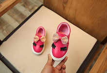 Load image into Gallery viewer, Children's Girls Princess Shoes Bow Big Casual High Quality Material Comfortable No-slip Shoe