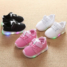 Load image into Gallery viewer, Children 1-3-6 Years Old Baby Toddler LED Shoes Light Soft Bottom Breathable High Quality Shoes