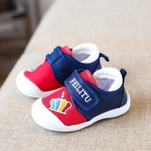 Load image into Gallery viewer, Unisex Blue Pink Baby Toddler Shoes Soft Soled Shoe Baby Autumn No-slip Everyday Wear Casual Style Sneakers