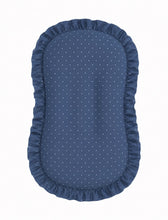 Load image into Gallery viewer, Denim Dot Baby Lounger Cover