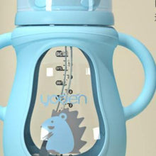 Load image into Gallery viewer, Modern Glass Baby Bottle Straw Drop-resistant Water Drink Bottles for Baby Milk Bottle for a Child