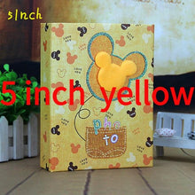 Load image into Gallery viewer, 5 Inch 200photos 7 inch 100photos Insert Pockets Children Album Cartoon Interleaf Handmade DIY Photo Albums Birthday Gift Family Scrapbook Albums Family Anniversary Gift For Couple