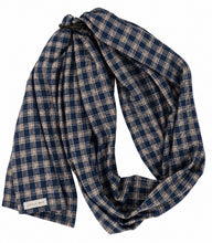Load image into Gallery viewer, Blue Plaid Ring Sling Carrier