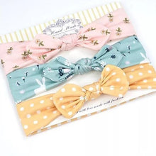 Load image into Gallery viewer, Baby Headband Flower Print Hair Wear for Newborn Baby Girl Headband for Little Girl Headbands Children Bow