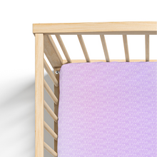 Load image into Gallery viewer, Jersey Knit Polyester Crib Sheet in Diamond Dreams