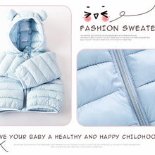 Load image into Gallery viewer, Modern Jacket Autumn Winter Baby Girls Jacket For Baby Coat Kids Warm Hooded Outerwear For Baby Boys Clothes Newborn Jacket