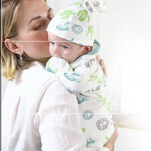 Load image into Gallery viewer, Baby Swaddle Blanket With Cap Swaddle Wrap Swaddling bag Baby Sleeping Bag