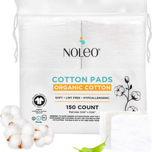 Load image into Gallery viewer, NOLEO Organic Cotton Pads - Large 3.54"x3.54"