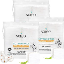 Load image into Gallery viewer, NOLEO Organic Cotton Pads - Large 3.54"x3.54"
