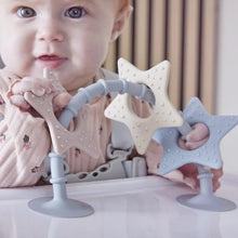 Load image into Gallery viewer, Stick 'n' Play Sensory Star Toy and Teether | For Baths, Highchairs and more
