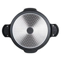 Load image into Gallery viewer, MASTERPAN Nonstick Stock & Pasta Pot With Glass Lid Strainer, 5 QT., 9" (23cm)