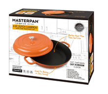 Load image into Gallery viewer, MASTERPAN Nonstick Dutch Casserole, Orange 3 Qt. 11" (28cm)