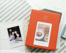 Load image into Gallery viewer, 64 Pockets Mini Instant Polaroid Photo Album Picture Case for Mini Film 7s 8 25 50s 90 Mini Polaroid Album Refillable Notebook Photo Album Valentines Day Gift Anniversary Gift