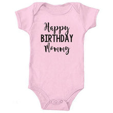 Load image into Gallery viewer, Happy Birthday Daddy Newborn Kids Baby Boys Girls Infant Long Sleeve Jumpsuit ROmper In Modern Designs With Party Print