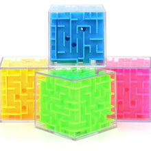 Load image into Gallery viewer, 3D Maze Magic Cube Transparent Six-sided Puzzle Speed Cube Rolling Ball Game Maze Toys for Children Educational
