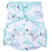 Load image into Gallery viewer, Baby Cloth Diaper Reusable Heavy Wetter Hybrid Waterproof Bamboo Washable Baby Nappy Diapers For Girls and Boys Baby