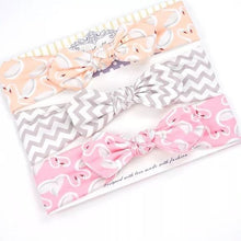 Load image into Gallery viewer, Baby Headband Flower Print Hair Wear for Newborn Baby Girl Headband for Little Girl Headbands Children Bow