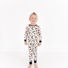 Load image into Gallery viewer, Dirt Bikes Two Piece Bamboo Pajama Set
