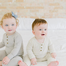 Load image into Gallery viewer, oatmeal ribbed two-piece set